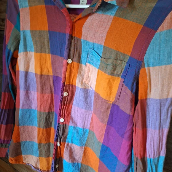 Plaid top - Picture 3 of 6